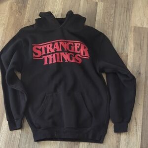 Stranger Things Black and Red Hoodie